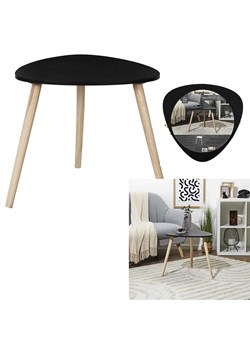 THE HOME DECO FACTORY Ława w kolorze czarno-jasnobrązowym - 48 x 46 cm ze sklepu Limango Polska w kategorii Stoliki kawowe - zdjęcie 188294089