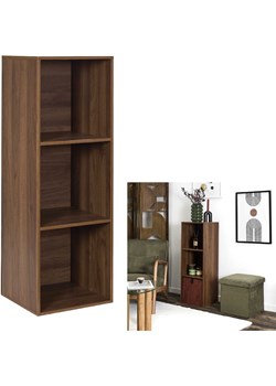 Rétro Chic Regał stojący w kolorze brązowym - 34 x 97,8 x 31,8 cm ze sklepu Limango Polska w kategorii Regały i witryny - zdjęcie 188294265