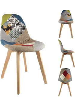 THE HOME DECO FACTORY Krzesła (2 szt.) ze wzorem - 54 x 87 x 47 cm ze sklepu Limango Polska w kategorii Meble - zdjęcie 188294328