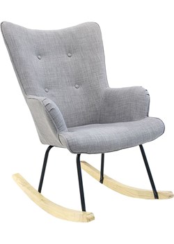 THE HOME DECO FACTORY Fotel bujany "Helsinki" w kolorze szarym - 65 x 96 x 80 cm ze sklepu Limango Polska w kategorii Pufy i siedziska - zdjęcie 188294608