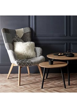 THE HOME DECO FACTORY Fotel "Helsinki" w kolorze szarym - 72 x 99,5 x 66 cm ze sklepu Limango Polska w kategorii Pufy i siedziska - zdjęcie 188294627