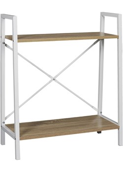 THE HOME DECO FACTORY Regał stojący w kolorze jasnobrązowo-białym - 60 x 70 x 27 cm ze sklepu Limango Polska w kategorii Regały i witryny - zdjęcie 188294695