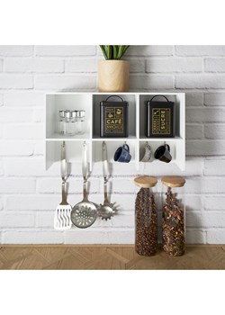 COOK CONCEPT Regał ścienny w kolorze białym - 55 x 31 x 15 cm ze sklepu Limango Polska w kategorii Regały i witryny - zdjęcie 188294989