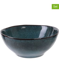 THE HOME DECO FACTORY Miski (3 szt.) w kolorze niebieskim - Ø 14,5 cm ze sklepu Limango Polska w kategorii Naczynia - zdjęcie 188295226