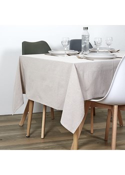 THE HOME DECO FACTORY Obrus w kolorze beżowym - 250 x 140 cm ze sklepu Limango Polska w kategorii Obrusy i bieżniki - zdjęcie 188295636