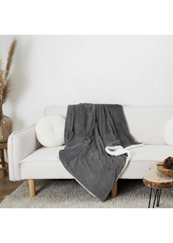 THE HOME DECO FACTORY Pled w kolorze antracytowym - 200 x 140 cm ze sklepu Limango Polska w kategorii Tekstylia - zdjęcie 188295799