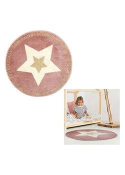 The Home Deco Kids Dywan w kolorze jasnoróżowym - Ø 80 cm ze sklepu Limango Polska w kategorii Tekstylia dziecięce - zdjęcie 188295887