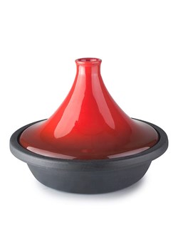 Ibili Tajine w kolorze czerwono-czarnym - Ø 27 cm ze sklepu Limango Polska w kategorii Garnki - zdjęcie 188296108
