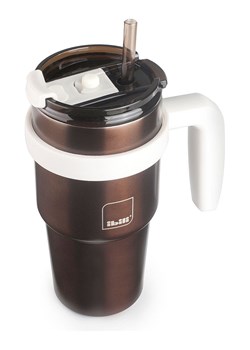 Ibili Kubek termiczny w kolorze brązowym - 480 ml ze sklepu Limango Polska w kategorii Kubki termiczne - zdjęcie 188296335