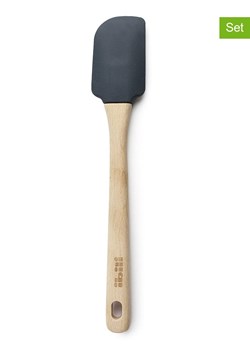 Ibili Łopatki silikonowe (2 szt.) w kolorze beżowo-szarym - dł. 30 cm ze sklepu Limango Polska w kategorii Akcesoria do pieczenia - zdjęcie 188296899