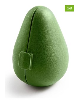 Ibili Pojemniki (2 szt.) w kolorze zielonym na awokado - wys. 12 x Ø 9 cm ze sklepu Limango Polska w kategorii Pojemniki kuchenne - zdjęcie 188296988