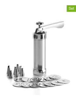 Ibili 22-częściowy zestaw w kolorze srebrnym ze sklepu Limango Polska w kategorii Akcesoria do pieczenia - zdjęcie 188296997