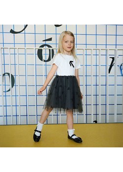 COOL CLUB Sukienka w kolorze biało-antracytowym ze sklepu Limango Polska w kategorii Sukienki dziewczęce - zdjęcie 188298586