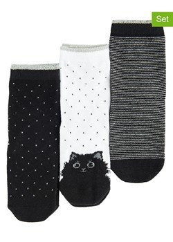 COOL CLUB Skarpety (3 pary) w kolorze czarno-białym ze sklepu Limango Polska w kategorii Skarpetki dziecięce - zdjęcie 188298947