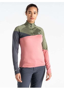 Dare 2b Koszulka funkcyjna "Ice II CoreStretch" w kolorze różowo-oliwkowo-antracytowym ze sklepu Limango Polska w kategorii Bluzki damskie - zdjęcie 188302205