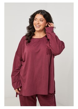 Curvy Lady Koszulka w kolorze bordowym ze sklepu Limango Polska w kategorii Bluzki damskie - zdjęcie 188302307