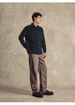 Reserved - Zamszowe półbuty - ciemnobrązowy ze sklepu Reserved w kategorii Półbuty męskie - zdjęcie 188302547