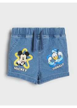 Sinsay - Szorty jeansowe Mickey Mouse - niebieski ze sklepu Sinsay w kategorii Spodenki dziewczęce - zdjęcie 188303165