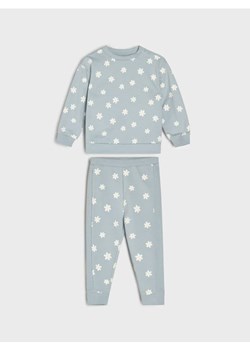 Sinsay - Bawełniany komplet: bluza i spodnie - niebieski ze sklepu Sinsay w kategorii Komplety niemowlęce - zdjęcie 188303175