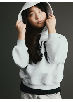 Reserved - Bluza z apikacją - jasnoszary ze sklepu Reserved w kategorii Bluzy dziewczęce - zdjęcie 188303196