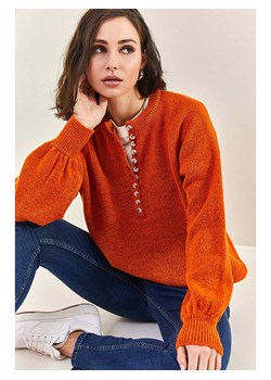 Bianco Lucci Sweter w kolorze pomarańczowym ze sklepu Limango Polska w kategorii Swetry damskie - zdjęcie 188303507