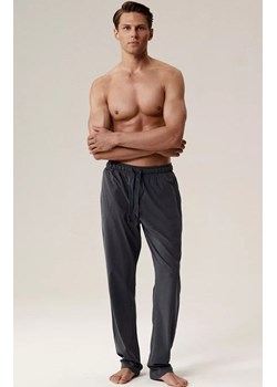 Atlantic bawełniane spodnie piżamowe męskie NMB-040-GRAFITOWY, Kolor grafitowy, Rozmiar L, ATLANTIC ze sklepu Primodo w kategorii Piżamy męskie - zdjęcie 188303878