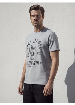 Sinsay - Bawełniana piżama dwuczęściowa z nadrukiem - wielobarwny ze sklepu Sinsay w kategorii Piżamy męskie - zdjęcie 188304767