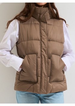 Sinsay - Pikowana kamizelka ze stójką - fioletowy ze sklepu Sinsay w kategorii Kamizelki damskie - zdjęcie 188304809