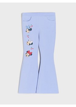 Sinsay - Spodnie flare z nadrukiem Minnie Mouse - niebieski ze sklepu Sinsay w kategorii Spodnie dziewczęce - zdjęcie 188304815