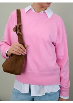Sinsay - Sweter basic z wiskozą - różowy ze sklepu Sinsay w kategorii Swetry damskie - zdjęcie 188304818
