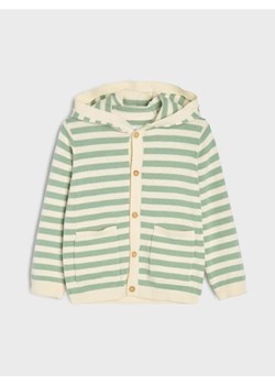 Sinsay - Rozpinany sweter w paski z kapturem - wielobarwny ze sklepu Sinsay w kategorii Bluzy i swetry - zdjęcie 188304849