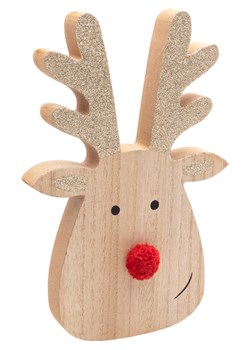 CHAKS Figurka dekoracyjna "Justin" w kolorze brązowym - 13 x 20 cm ze sklepu Limango Polska w kategorii Dekoracje - zdjęcie 188305268