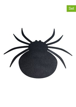 CHAKS Podkładki (4 szt.) w kolorze czarnym - 54,9 x 48,6 cm ze sklepu Limango Polska w kategorii Podkładki na stół - zdjęcie 188305276