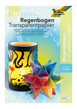 folia PAPER Tęczowy papier (10 szt.) - 32 x 23 cm ze sklepu Limango Polska w kategorii Akcesoria biurowe - zdjęcie 188305795