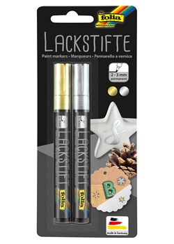 folia PAPER Lakiery (2 szt.) w kolorze złotym i srebrnym w sztyfcie ze sklepu Limango Polska w kategorii Zabawki - zdjęcie 188305847