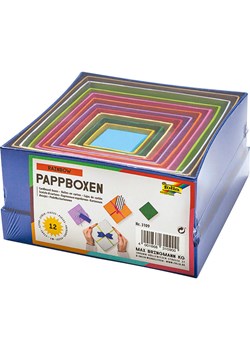folia PAPER Pudełka kartonowe (12 szt.) "RAINBOW" w różnych kolorach ze sklepu Limango Polska w kategorii Zabawki - zdjęcie 188305895