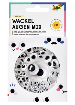 folia PAPER Ruchome oczy "Big Box Mix" w kolorze czarno-białym ze sklepu Limango Polska w kategorii Zabawki - zdjęcie 188305936