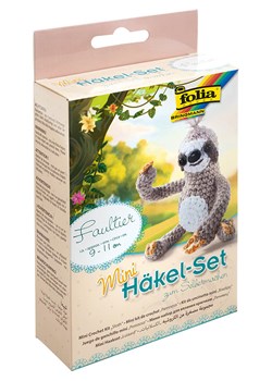 folia PAPER Mini zestaw "Sloth" do szydełkowania - 8+ ze sklepu Limango Polska w kategorii Zabawki - zdjęcie 188306218
