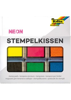folia PAPER Poduszeczki (6 szt.) "Neon" w różnych kolorach do tuszu ze sklepu Limango Polska w kategorii Zabawki - zdjęcie 188306279