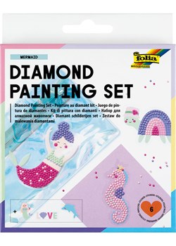 folia PAPER Zestaw "MERMAID" do malowania diamentami w różnych kolorach ze sklepu Limango Polska w kategorii Zabawki - zdjęcie 188306316
