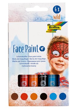folia PAPER Markery "Wild" w różnych kolorach do malowania twarzy - 6 x 6 g ze sklepu Limango Polska w kategorii Zabawki - zdjęcie 188306377