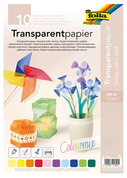 folia PAPER Papier transparentny (10 szt.) w różnych kolorach - A4 ze sklepu Limango Polska w kategorii Akcesoria biurowe - zdjęcie 188306576