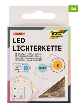 folia PAPER Łańcuchy świetlne LED (2 szt.) w kolorze białym ze sklepu Limango Polska w kategorii Oświetlenie - zdjęcie 188306996