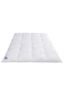 Böhmerwald Kasetowa kołdra puchowa "Bayern" w kolorze białym ze sklepu Limango Polska w kategorii Tekstylia - zdjęcie 188307148