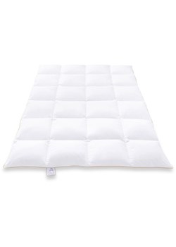 Frau Holle Zimowa kasetowa kołdra puchowa "Goldstar goose" w kolorze białym ze sklepu Limango Polska w kategorii Tekstylia - zdjęcie 188307195