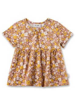 Sanetta Kidswear Sukienka w kolorze jasnobrązowo-jasnoróżowo-żółtym ze sklepu Limango Polska w kategorii Sukienki niemowlęce - zdjęcie 188308086