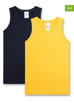 Sanetta Podkoszulki (2 szt.) w kolorze żółtym i granatowym ze sklepu Limango Polska w kategorii Podkoszulki dziecięce - zdjęcie 188308727