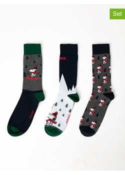 admas Skarpety (3 pary) w kolorze szaro-czarno-białym ze sklepu Limango Polska w kategorii Skarpetki męskie - zdjęcie 188308819