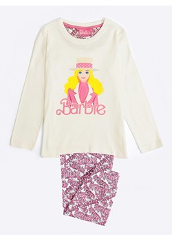Barbie Piżama "Barbie" w kolorze kremowo-różowym ze sklepu Limango Polska w kategorii Piżamy dziecięce - zdjęcie 188308908