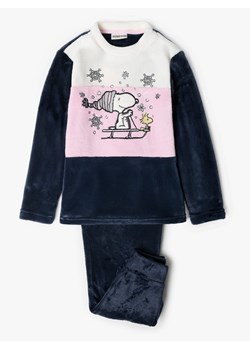 Peanuts Piżama "Peanuts" w kolorze granatowo-jasnoróżowym ze sklepu Limango Polska w kategorii Piżamy dziecięce - zdjęcie 188309055